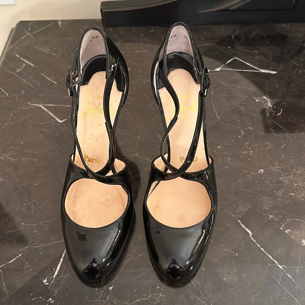 Christian Louboutin strappy heels